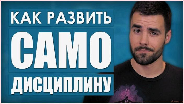 развить, самодисциплину, научиться, добиваться, успеха