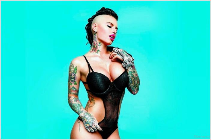 Порно актрисы с тату на животе, ноге, руке, плече и шее порно, актрисы, тату, животе, ноге