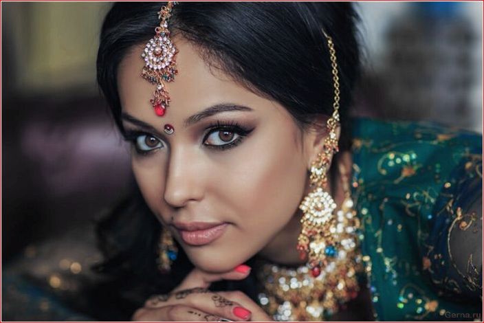 красивых, девушек, индии