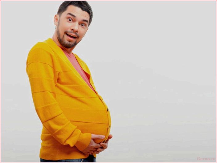 представляет, мужская, беременность, синдром